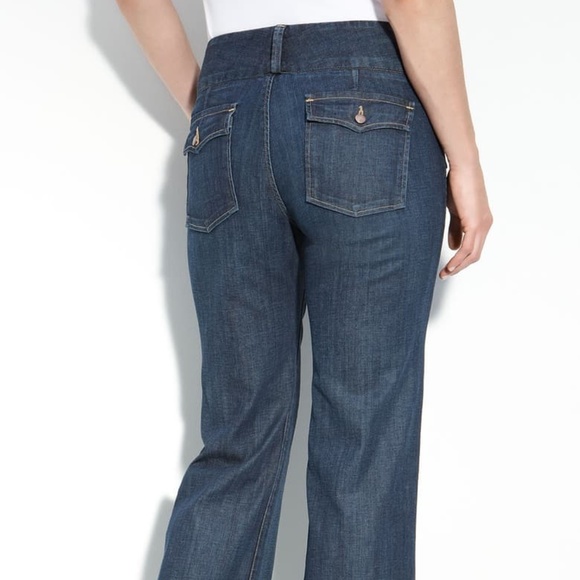Lucky Brand Manhattan Trouser Wide Leg 